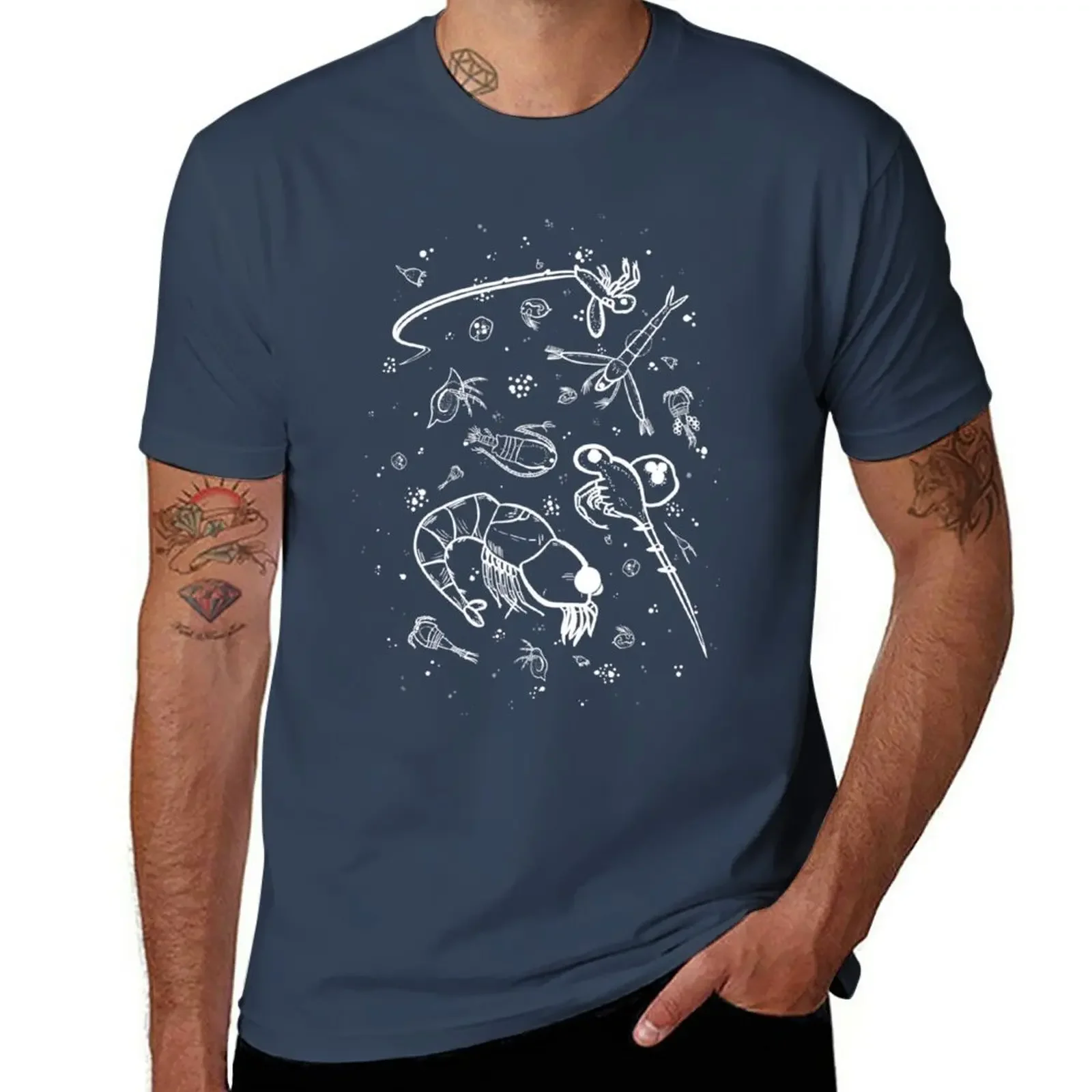 

Zooplankters T-Shirt boys animal print tees vintage mens plain t shirts