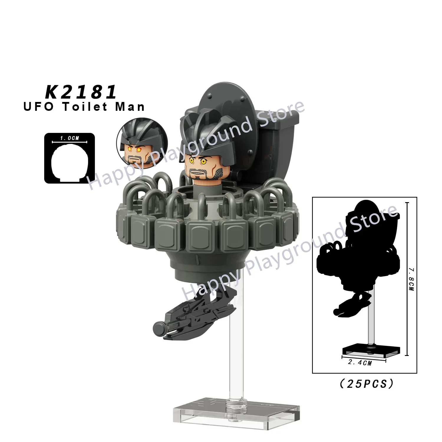 thumbnail image 1 of Nuevos juguetes de bloques de figuras de anime Skibidi Toilet TvMan Plus Titan Cameraman Speakerman, modelo de ladrillos de juguete para niños, regalos de cumpleaños, 1 of 5