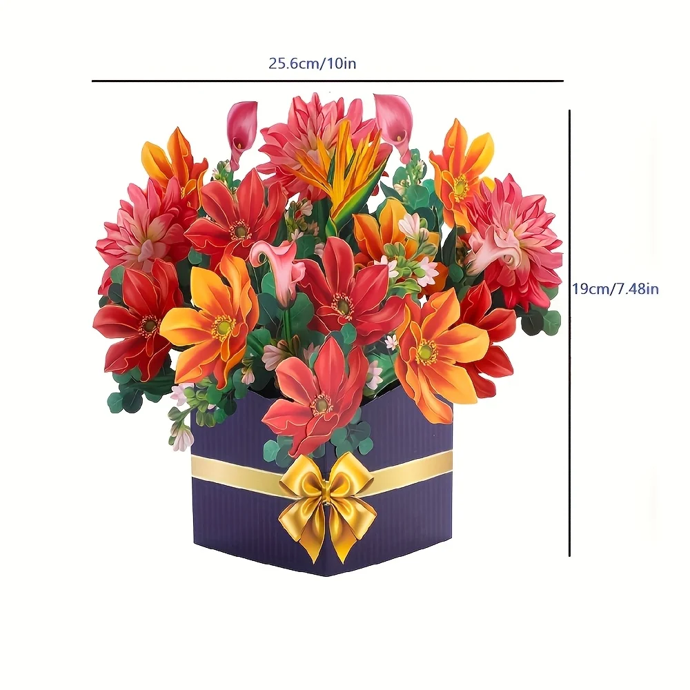 Mother's Day 3D Floral Pop-Up Card and DIY Craft Gift Set