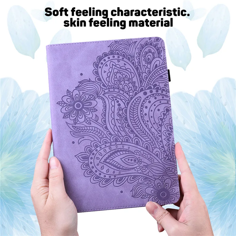 Funda For Kindle Paperwhite 2021 Case 11th Generation Embossing Leather  Stand Smart Cover For Etui Kindle Paperwhite 5 2021 Case - AliExpress