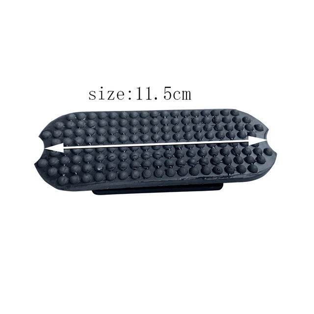 11.5cm Black Rubber Horse Stirrup Pad12cm Grey Tread Pad Plastic Stirrups Pads 2 Pieces 4
