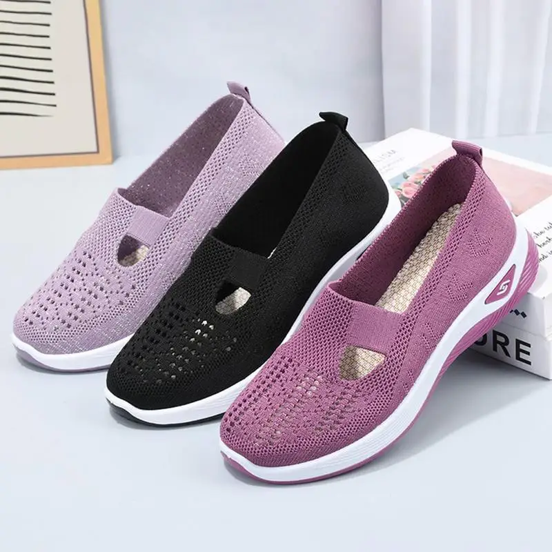 Scarpe Donna Eleganti E Comode - Slip-On Ortopediche, Antiscivolo, Per Camminare E Sport - Foto 4