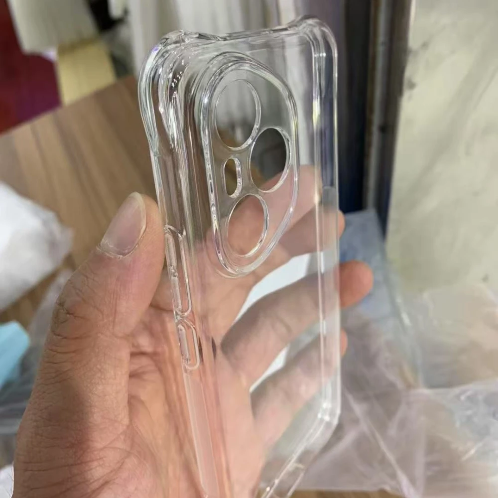 Shockproof Clear Phone Case - Air-Bag Enhanced Transparent Cover