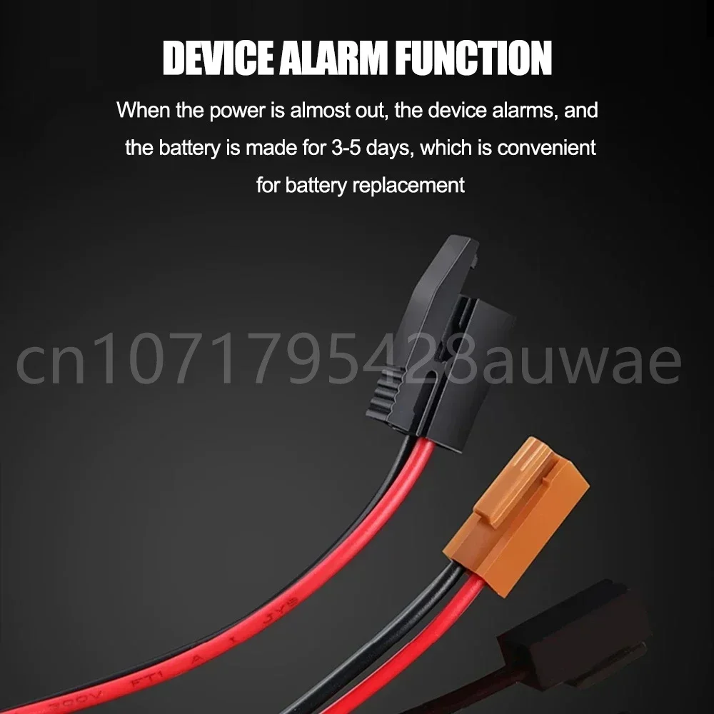 4PCS Original New BR-AGCF2W Lithium 6V 2200mAh PLC Battery Batteries with Brown Plugs Connectors