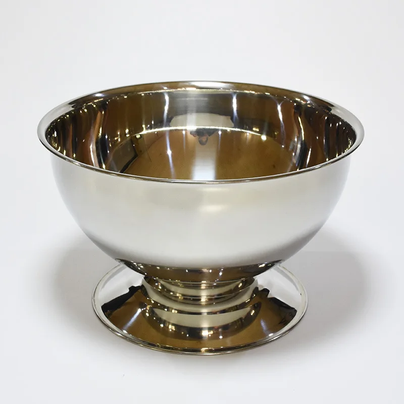 12L Stainless Steel Champagne Basin Party Picnic Commonly Used Cold Storage Beer Drink Ice Bucket