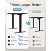 71 x 30 inch Standing Desk Top 25mm Thickness, Powerful Brushless Motor Large Height Adjustable Table, 4 Memory Preset Sit Stan 5