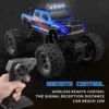 JJRC Q178 RC Climbing Car 2.4GHz 4WD RC 1:16 Off-Road Monster Truck Smart All Terrain Climbing LED Headlights Toy Christmas Gift 3