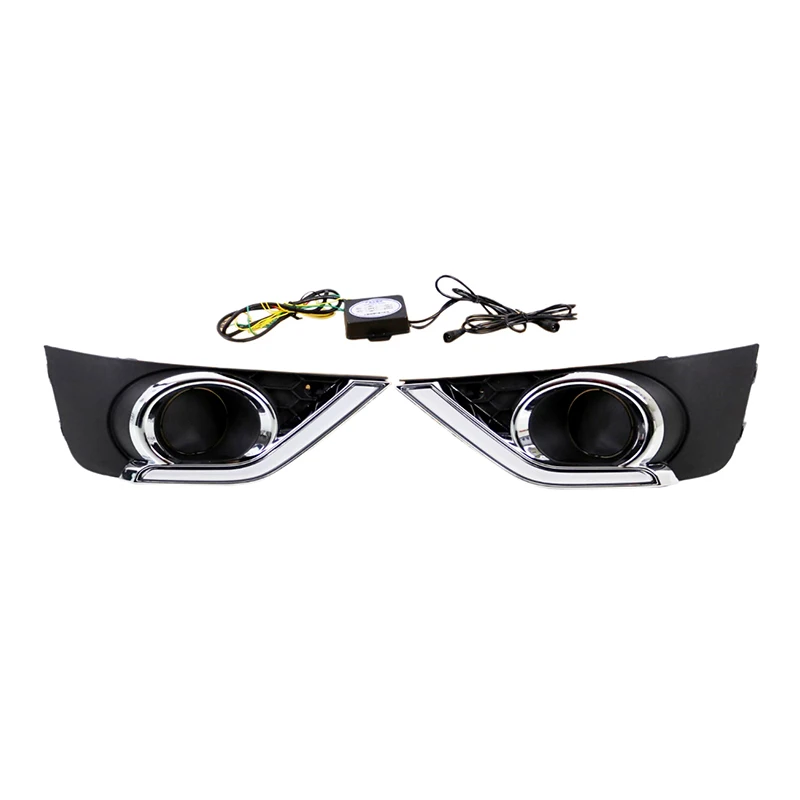 

1 Set 12V Car Front Daytime Running Light for Honda BRV 2015-2019 Fog Lamp Turning Signal Decoration Car Lighting Accessories