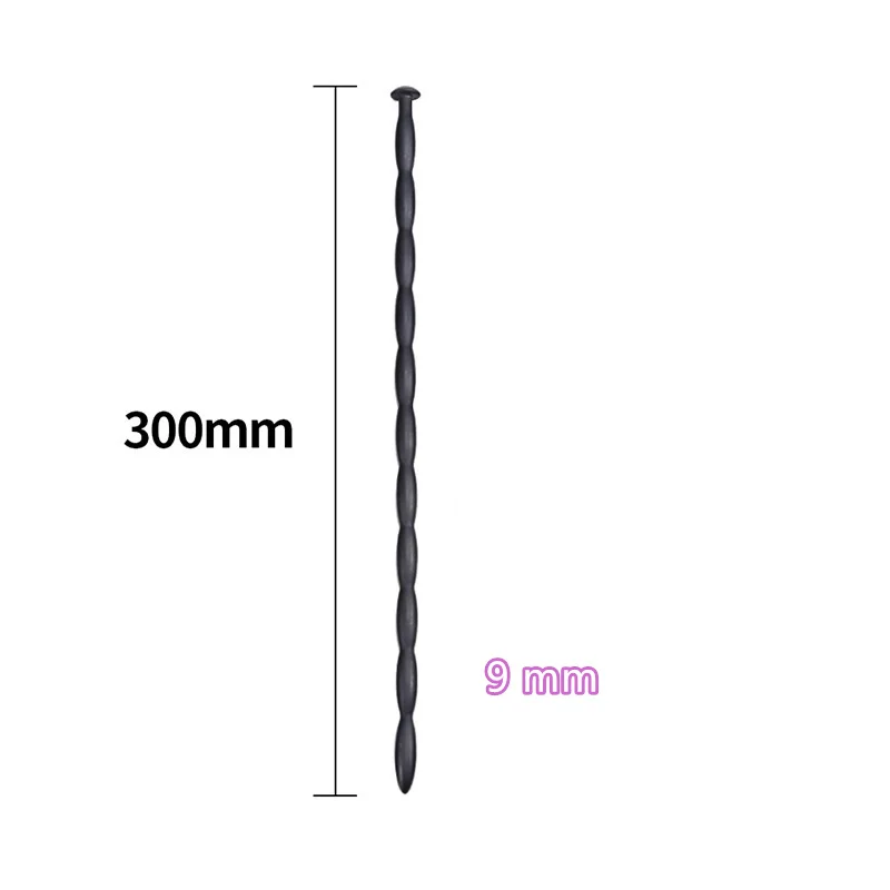 Dilatateur de cathéter urétral en Silicone, Stimulation des yeux de cheval, Masturbation, jeu pour adultes, jouets sexuels pour hommes, prise sonore Gay_voghion.com