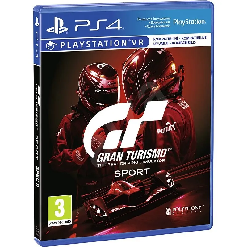 Gran Turismo Gt Sport Vr Supported PS4 Playstation Disk Video Game station Console switch command