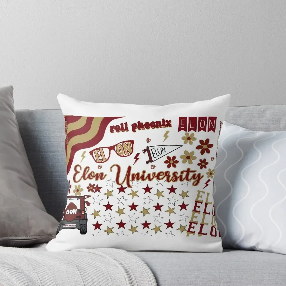 

Elon collage Throw Pillow Sofa Cushions Covers Decorative Cushions For Luxury Sofa Cushions For Children