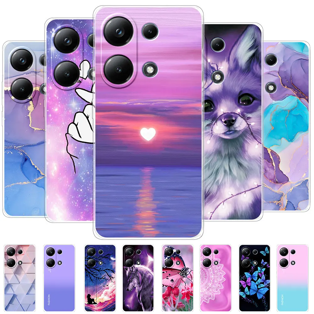 Per Xiaomi Poco M6 Pro Custodie Per Xiaomi Poco M6 Pro 5G Cover Custodie In Silicone Morbido Trasparente Per Xiaomi Poco M6 Coque Fundas