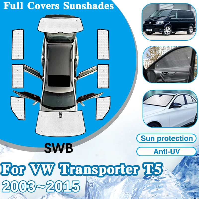 

Козырек на лобовое стекло автомобиля для Volkswagen VW Transporter T5 2003-2015, фургон Caravelle Multivan, полноэкранный козырек с защитой от УФ-лучей, автомобильные аксессуары