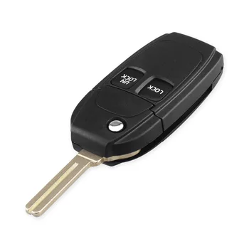 Chiave telecomando per VOLVO S80 S60 V70 XC70 XC90 d25 - KEYYOU Modificato Switchblade Vibrazione Pieghevole Remoto Intelligente Chiave Dell automobile Borsette Sostituzione Fob Caso Per
