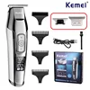 Kemei KM-5027 Original Electric Hair Clipper Rechargeable Hair Trimmer LCD Display Hairdresser Professional Cutting Machine 1