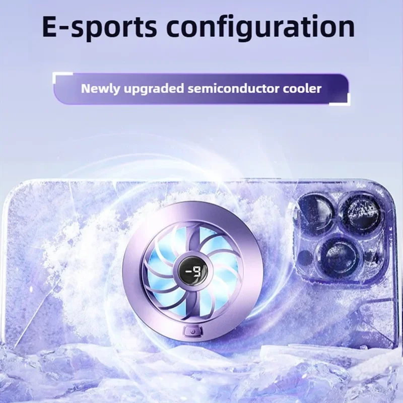 GD35 휴대 전화 4 기어 PUBG 게임 쿨러 반도체 냉동 자기 냉각 라디에이터 for IPhone 12 13 14 15 Pro Max