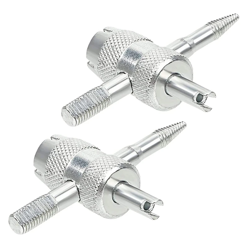 

Valves Wrench 2 Pack Tire Valves Tool 4-in-1 Valves Core Tool for Automobile Tire Stem Core Remover Installer Drop Shipping