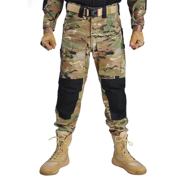 HAN WILD Multicam Camouflage Pants Men Military Tactical Pants Army Wear-resistant Hiking Pant Combat Trousers Hunting Clothes 3