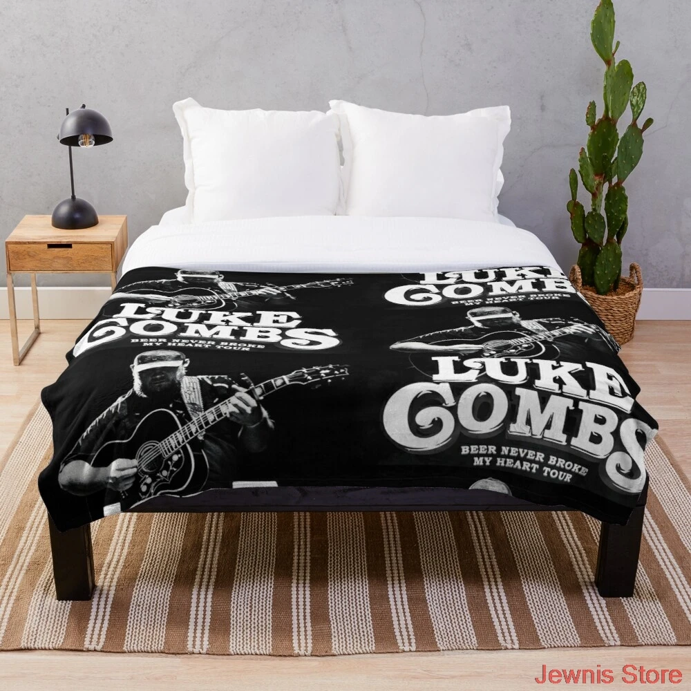 I Like This Music Country And Luke Combs Blanket Snowflake Wool Blanket