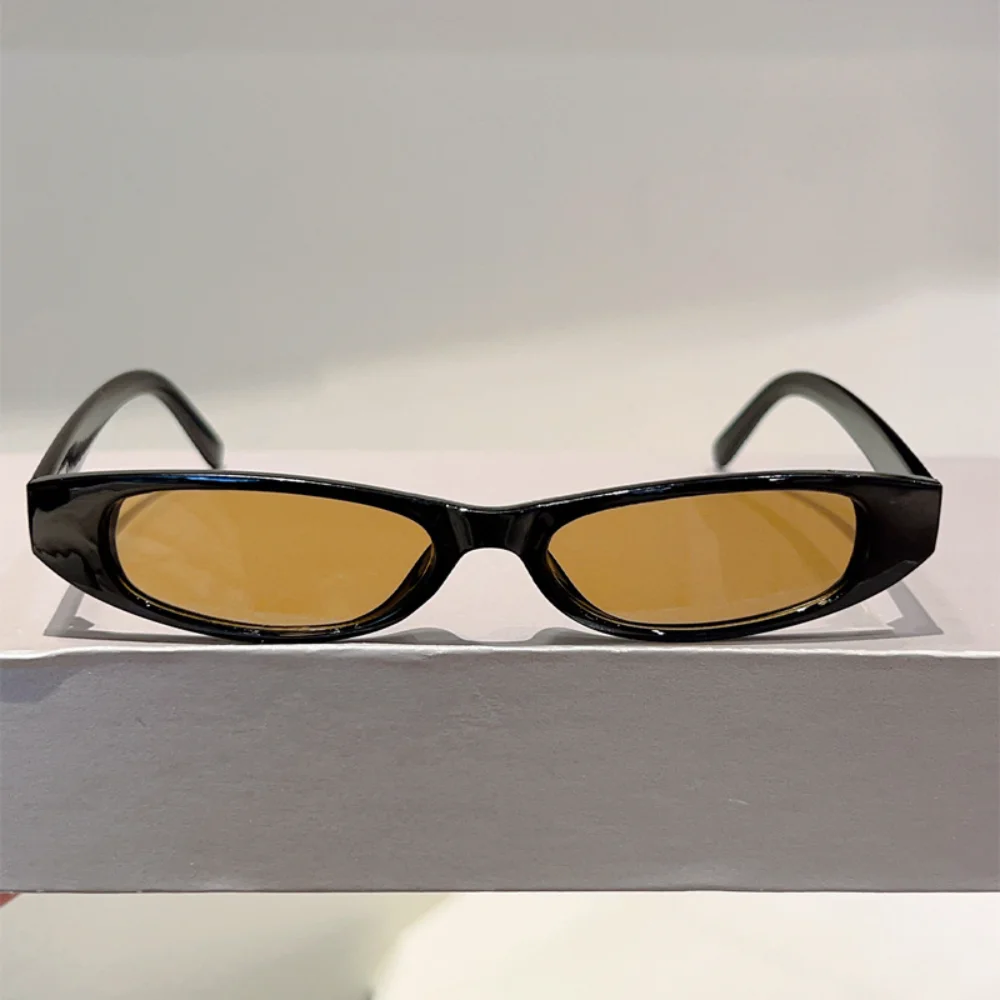 Vintage Kleine Rechteckige Sonnenbrille für Damen und Herren Y2K-Stil Schmaler Rahmen Retro Trendige Sonnenbrillen Mode Streetwear Eyewear UV400 – Detail 10