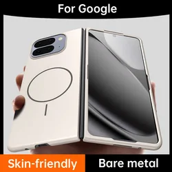 Slim Bezel - less Skin - Feel Magnetic Ring Case with Camera Protection - Google Pixel 10 Pro Fold (Beige)