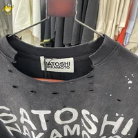 Nouveau T-shirt Satoshi Nakamoto pour Homme et Femme, Col Rond, Effet Délavé et Usé, Motif Graffiti Vieilli, Imprimé, Manches Courtes, Streetwear 3