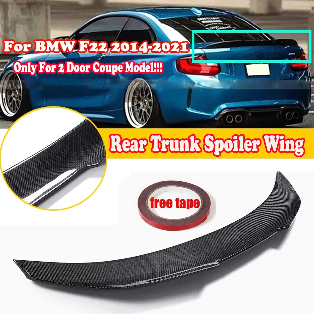 

PSM Style Car Trunk Spoiler Wing For BMW F22 M235i F87 M2 2014-2021 Carbon Fiber ABS Rear Lip Wing Spoiler Car Accessories