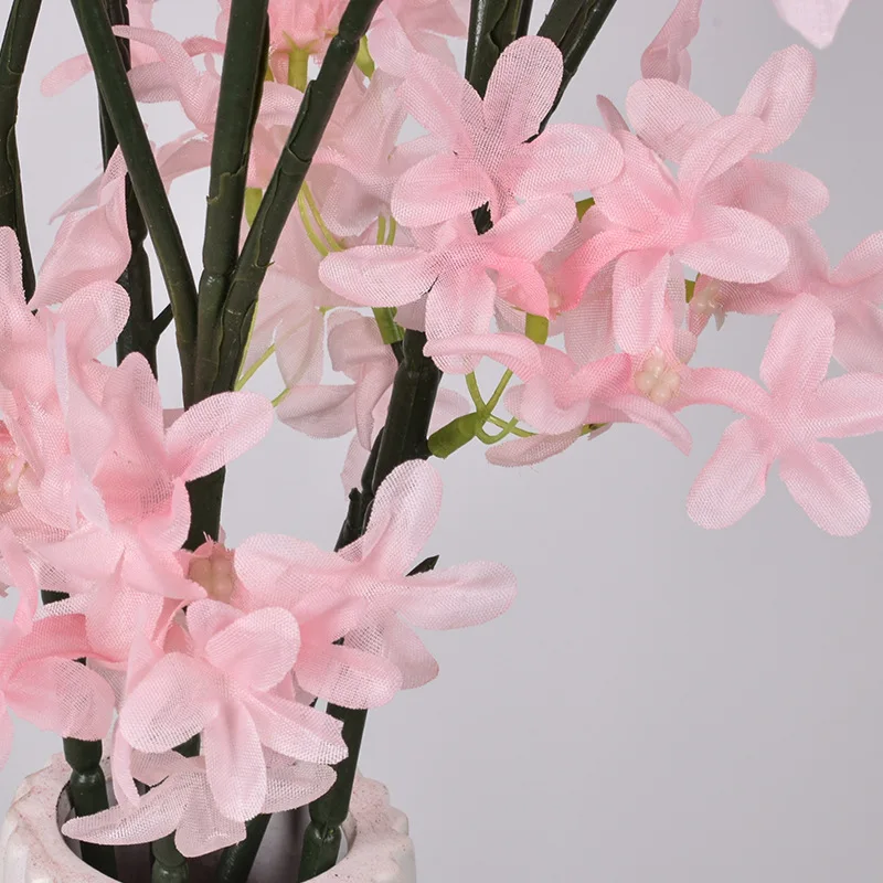 Artificial Lilac Flower 100cm Long Stem Silk Lilac Flower Cherry Blossom for Home Office Hotel Wedding Party Decor