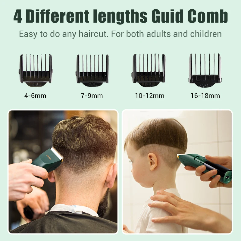 Hair Clipper for Men Professional Hair Clippers cordless Rechargeable Clipper Hair Cutting Machine Electric Men trimmer 6110 3