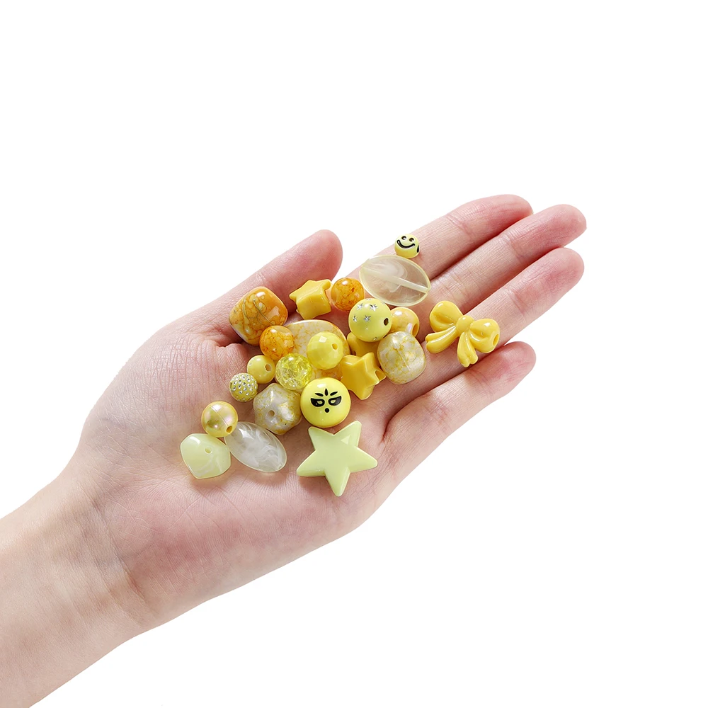 20g 2-45mm Bunte Acryl Perlglanz Gemischte Perlen ABS Lmitation Charm Lose Perlen Zähler Schmuck Machen Großhandel – Detail 11