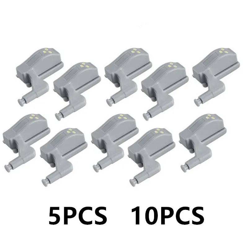 

5/10PCS Universal LED Inner Hinge Lamp Cabinet Induction Lights Wardrobe Cupboard Sensor Lights Bedroom Kitchen Night Lamp 2#
