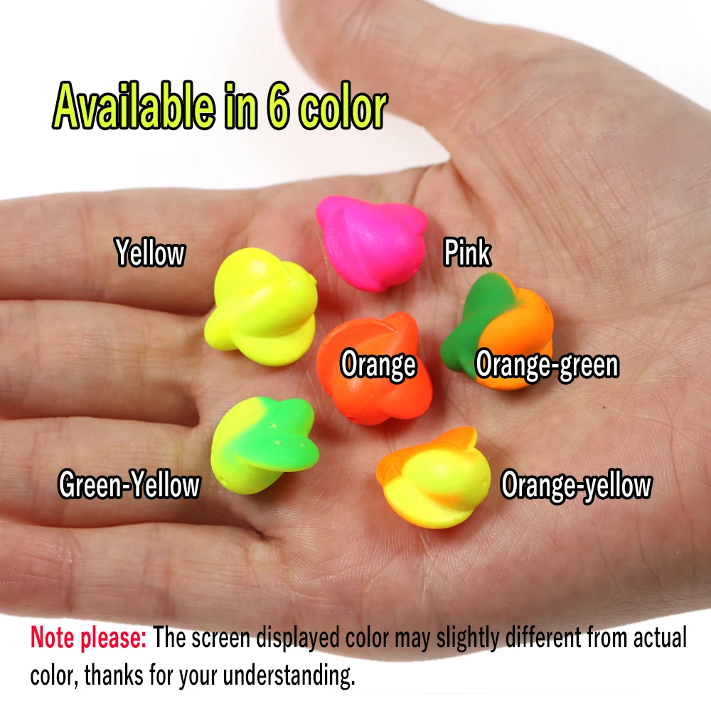 Wifreo 20pcs Fishing Foam Float Fishing Bobber Buoys Walleye Spin