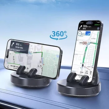 Supporto per Telefono da Cruscotto Auto, Organizzatore per Smartphone con Targa per Numero di Parcheggio