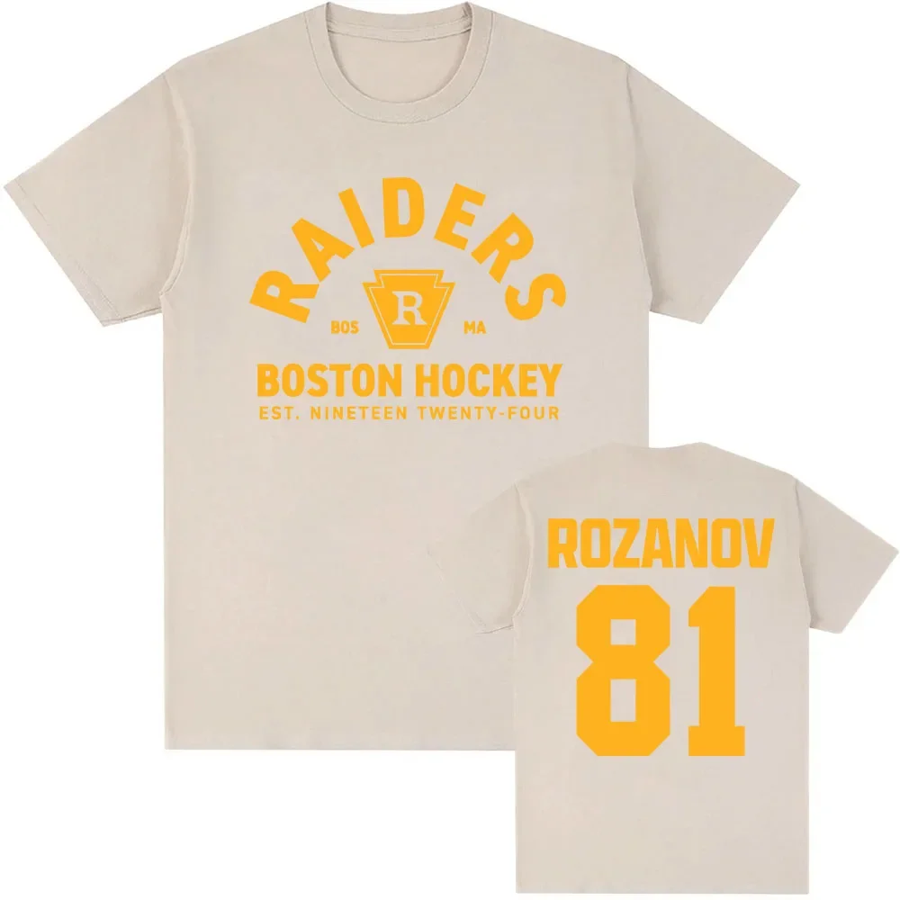 TV Heated Rivalry Llya Rozanov 81 Boston Raiders Tee Women Men Clothing Short Sleeve Fashion T-shirt Graphic Print Casual Top 3