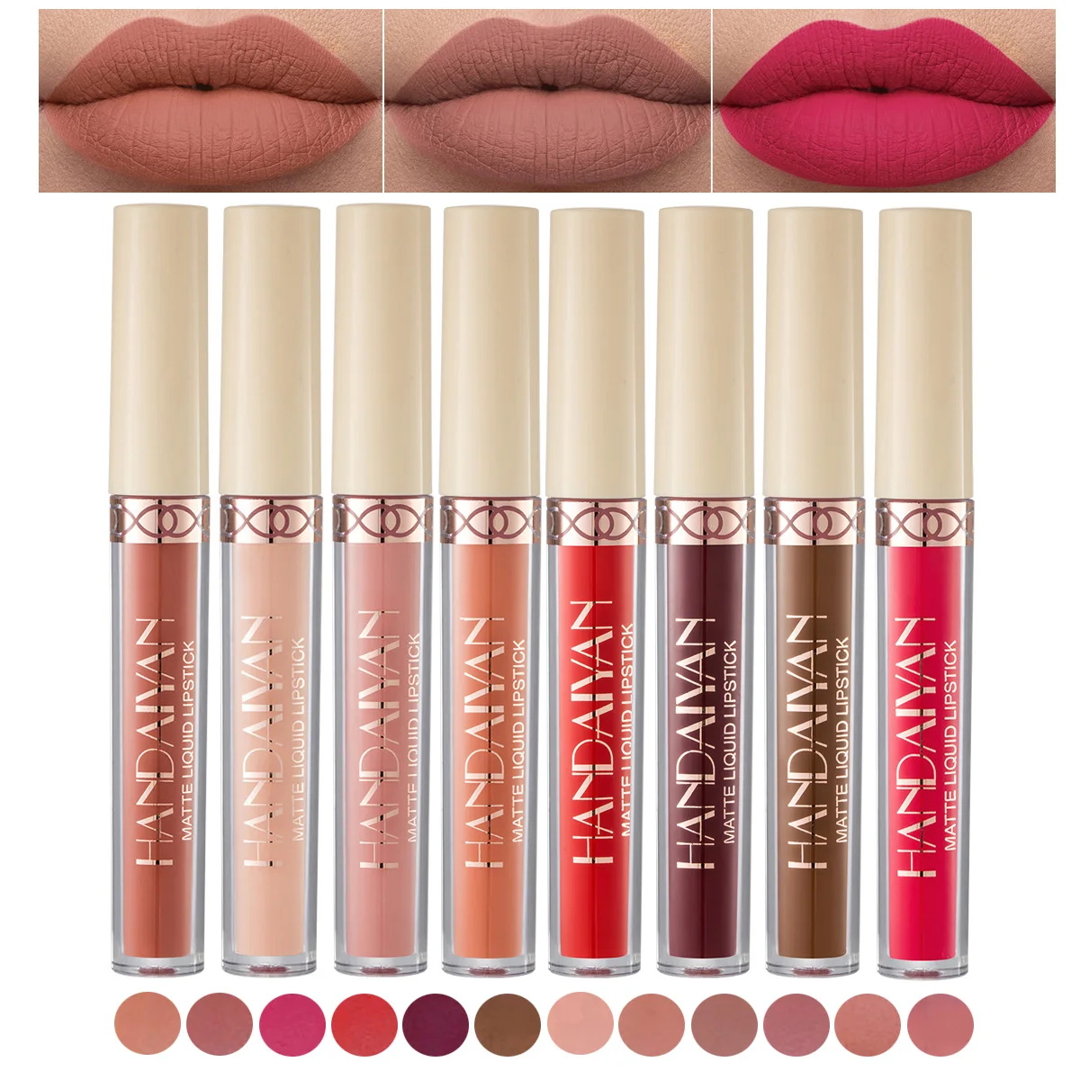 Waterproof Liquid Lipstick Matte Lip Gloss Tint Makeup