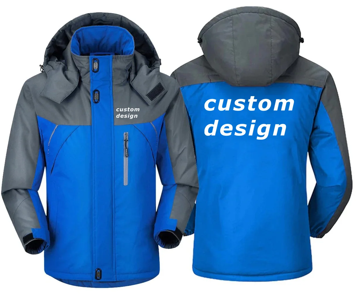 Outdoor Military Fleece Warm Hooded Windbreaker Men Coat Jackets 2