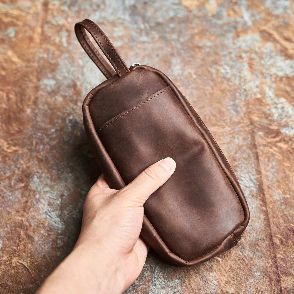 NASVA Leder herren Clutch Bag Für Männer Lange Brieftasche Einfache Handy Tasche Kleine Lagerung Tasche frauen taschen Schlüssel Fall – Detail 16