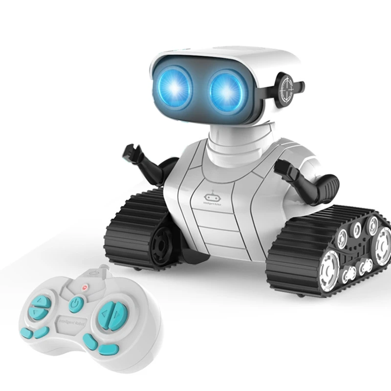 

Robot Control Robot Electric Toy Toys, Rechargeable Robots Toy With Music And LED Eyes, Birthday Gift For Children