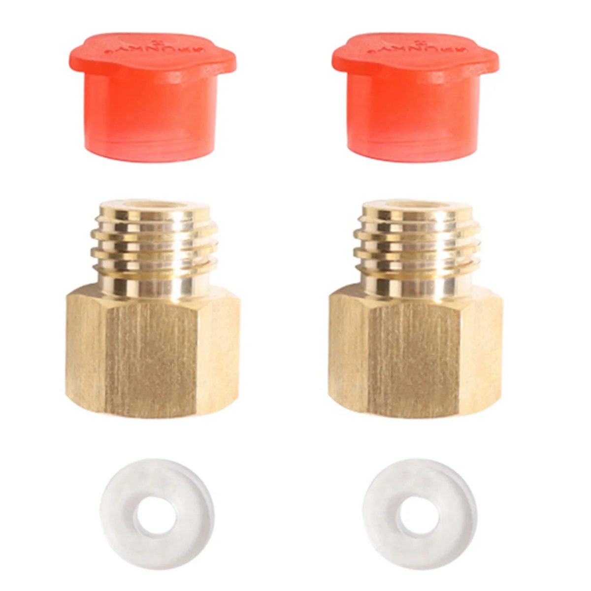 2X Soda Cylinder Stream Thread Converte L'Adattatore Match Quaroker Cube Tank Femmina Tr21-4 A Maschio Tr21-3