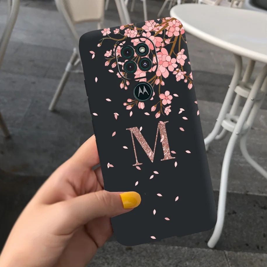 Adorable Silicone Shockproof Phone Case with Cute Letter Design