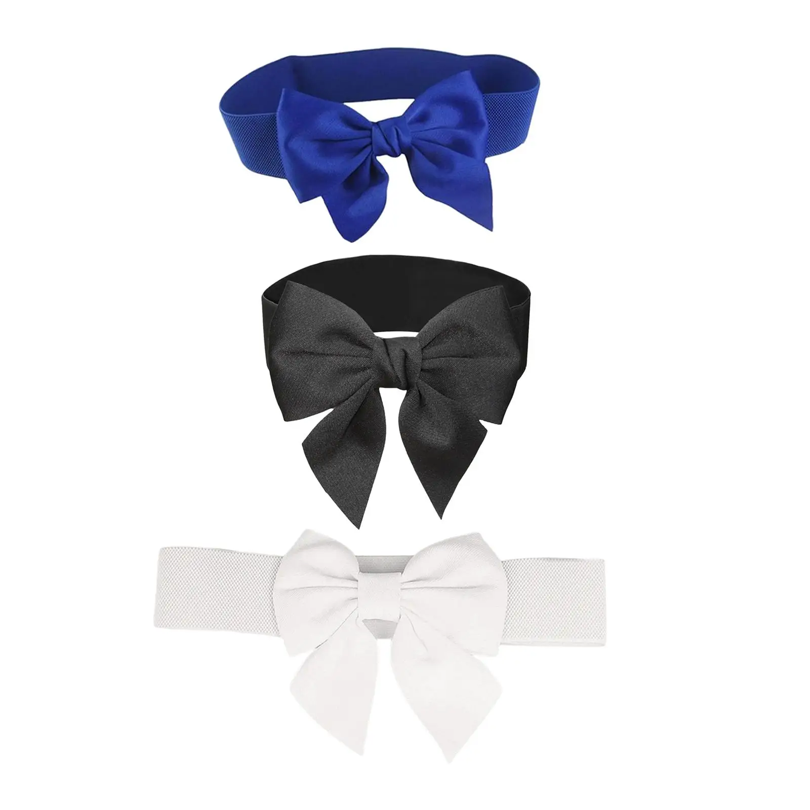 Women Stretchy Waist Belt Dress Belts Waistband Waist Band Big Bow Knot Waist Belt for Party Casual Matching Outfit Clothes