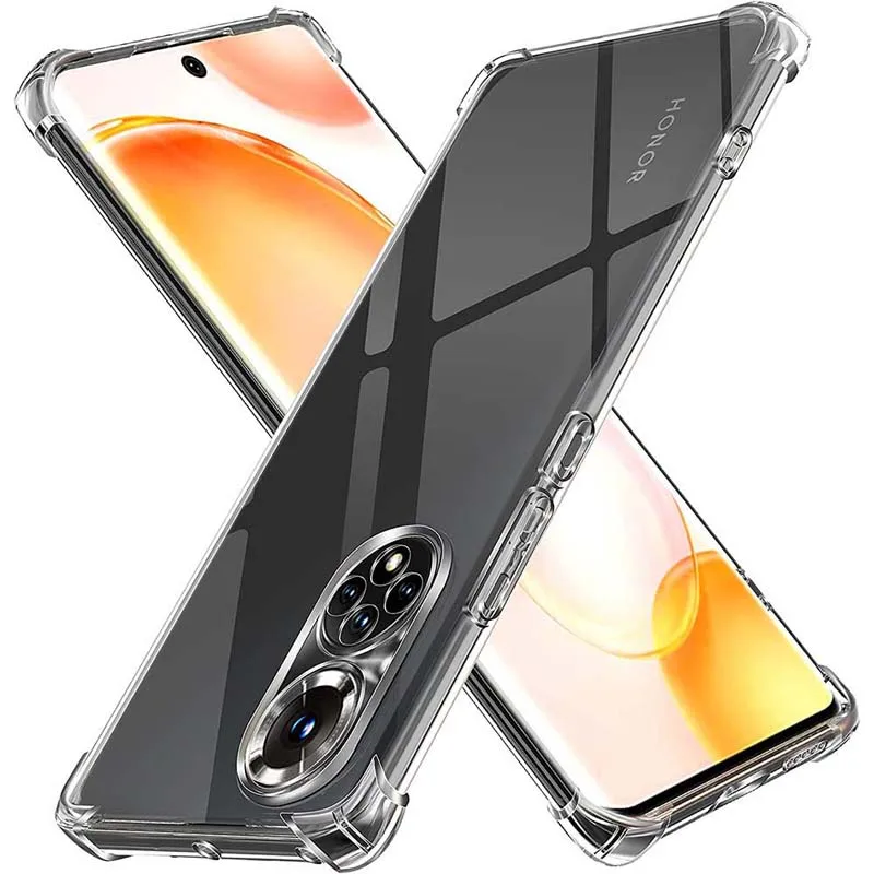Thick Shockproof Soft Silicone Clear Phone Case Cover
