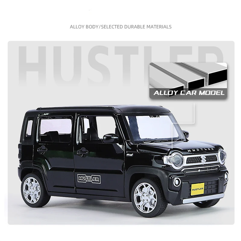 1:22 SUZUKI HUSTLER SUV Alloy Car Model Diecasts Metal Off-Road