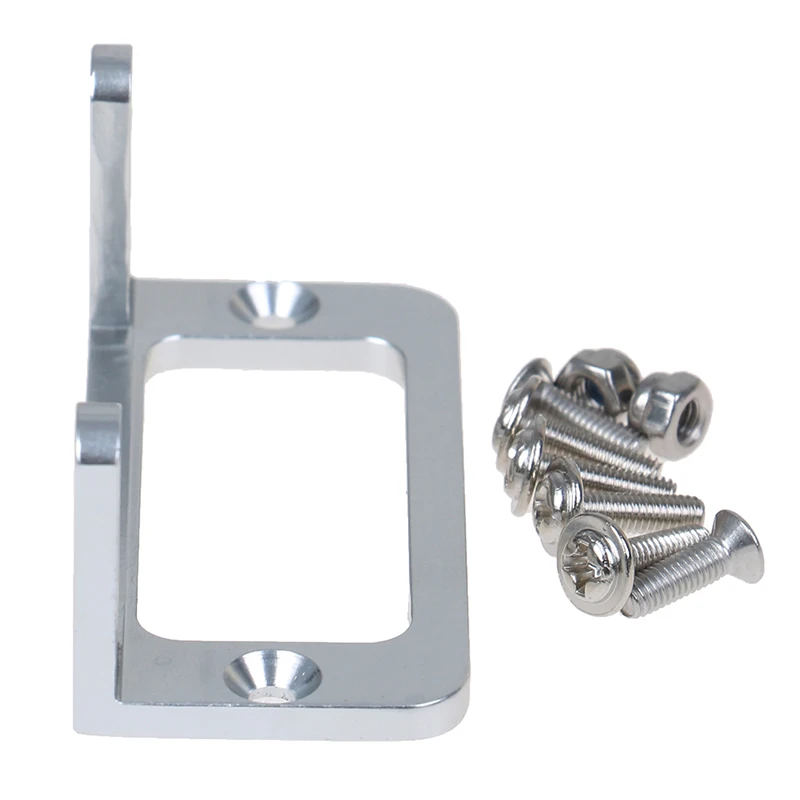 Standard Servo Mount Stand Holder Bracket for RC Boats - Silver Finish