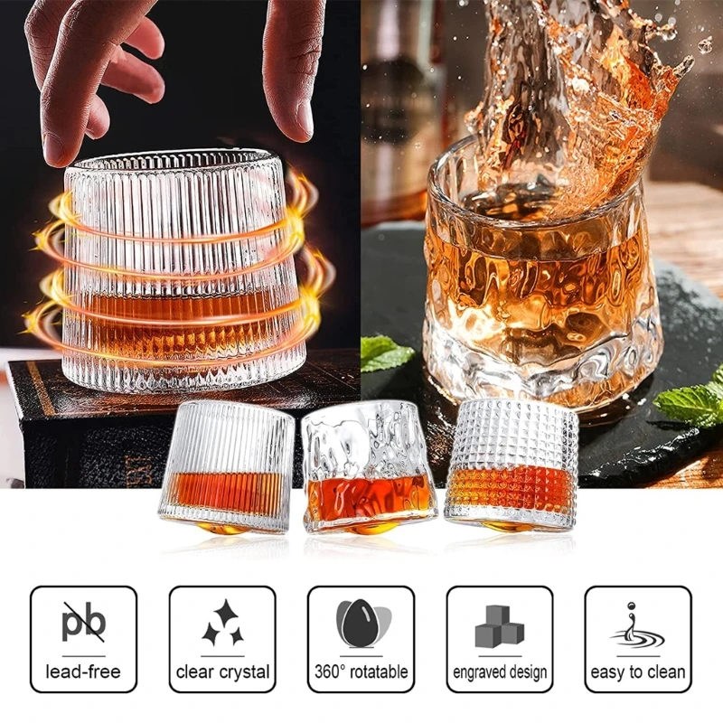 Whiskey Glass Set (Set of 2) - Clear