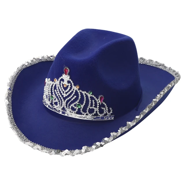 Prom Party Crown Cowboy Hat Western 
