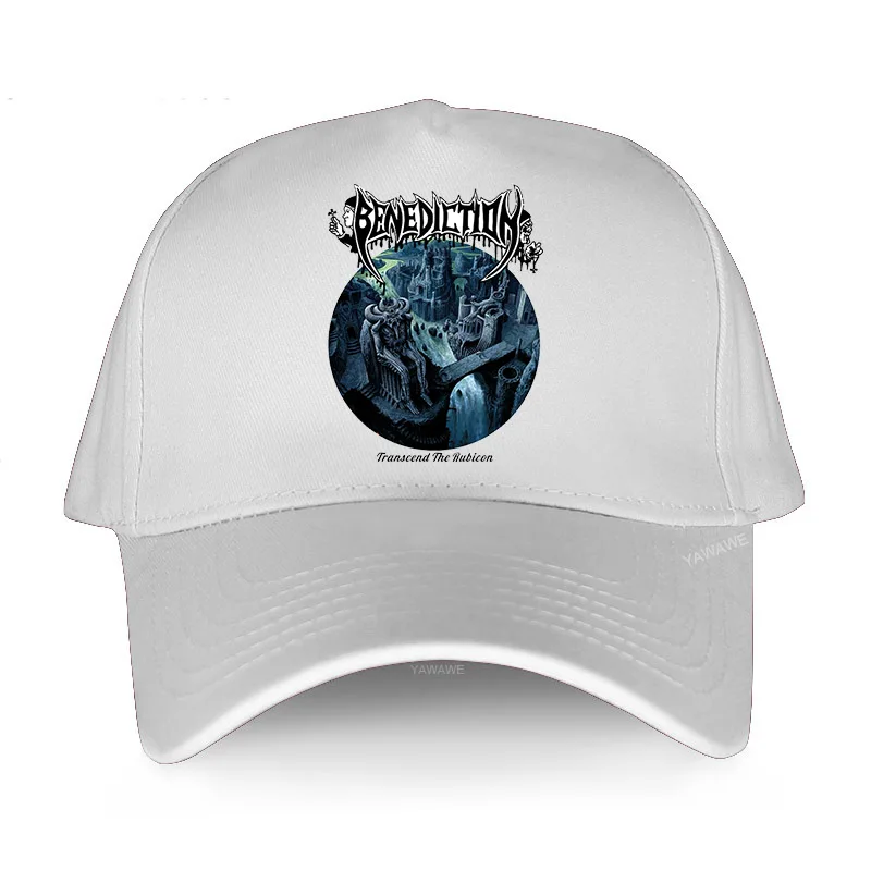 Men Baseball Cap High Quality hats Unisex Snapback BENEDICTION TRANSCEND THE RUBICON Dad Caps outdoor summer short visor hat