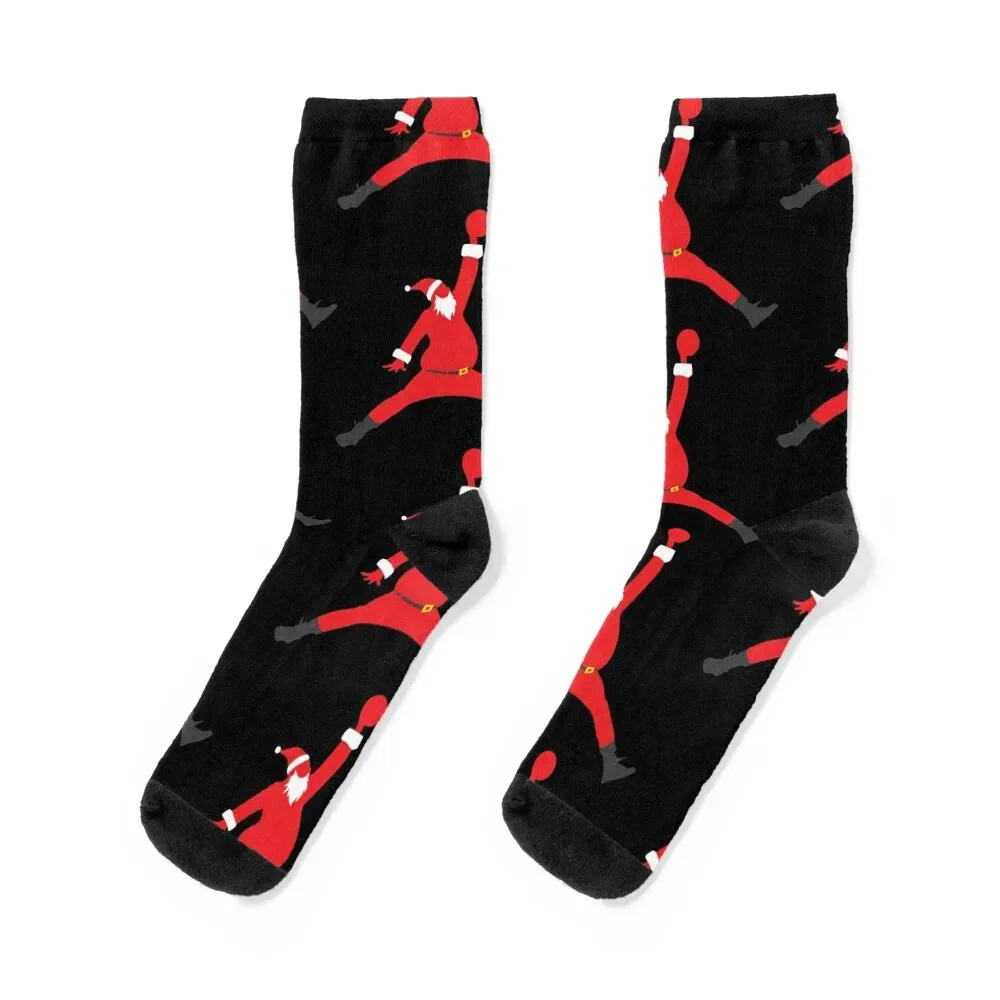 Christmas Xmas Santa Basketball Holiday Gift Idea Socks winter tennis Mens Socks Women's