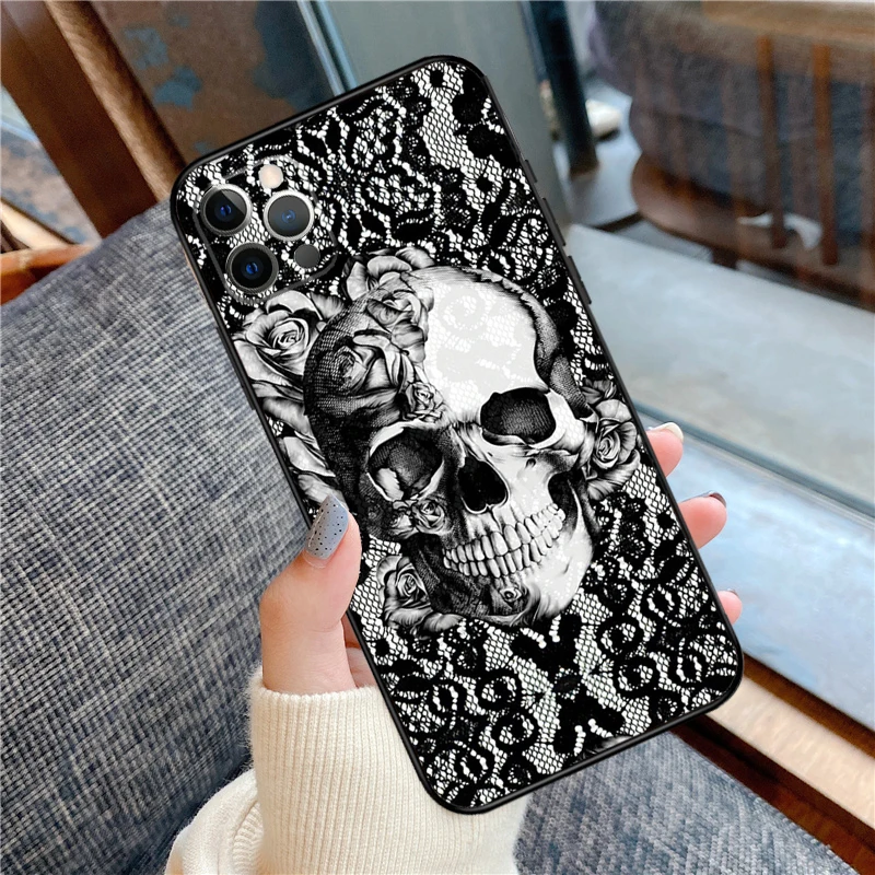Gothic Fashion Skull Phone Case Cover