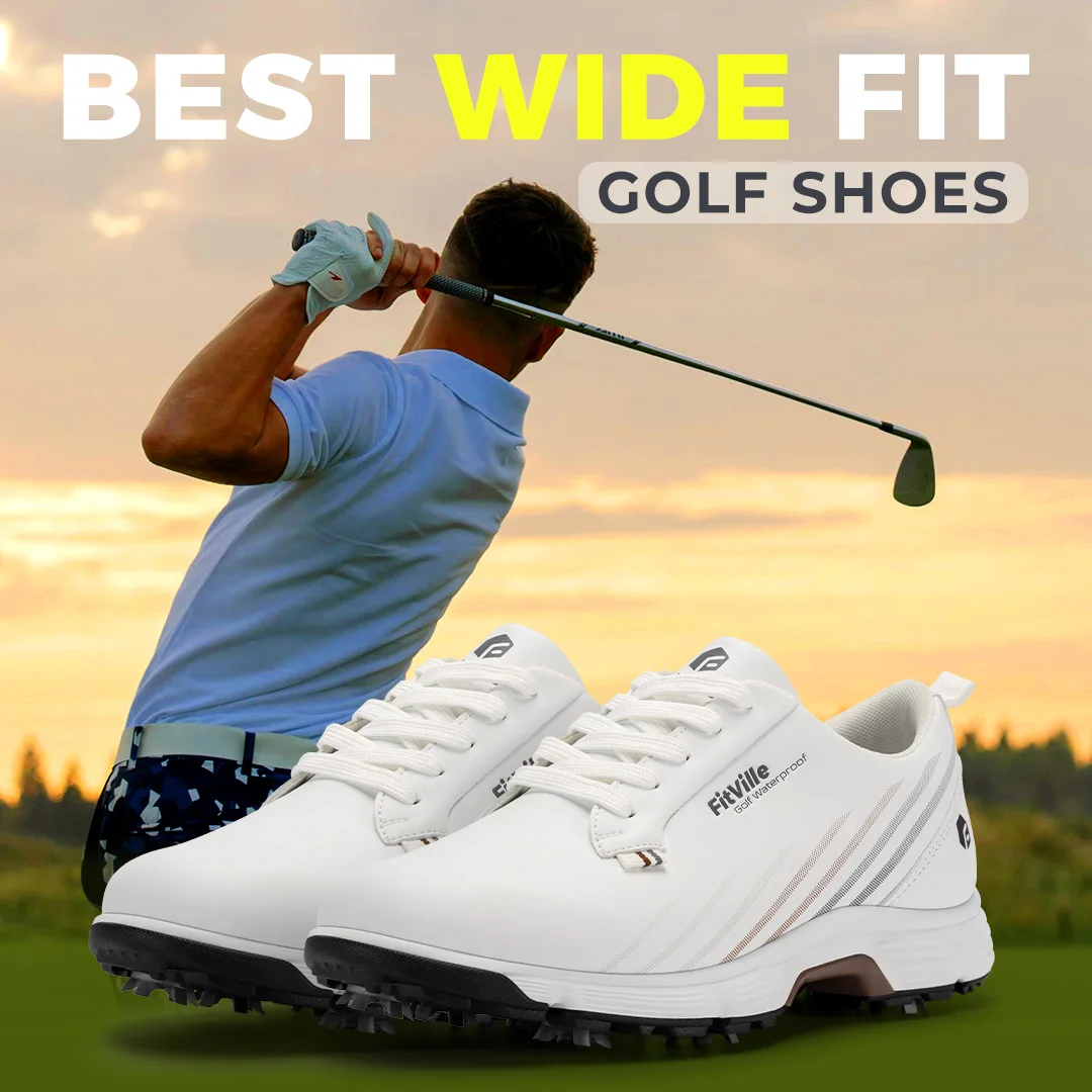 Men's Wide-Design Non-Slip Golf Shoes 1